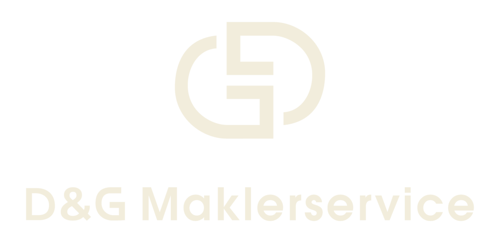D und G Maklerservice Logo in Beige
