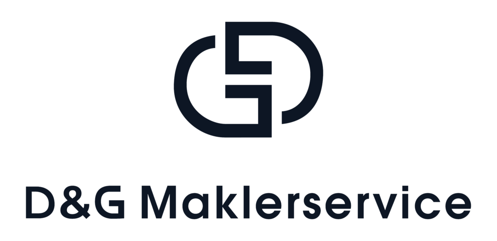 Das D und G Marklerservice Logo in Dunkelblau